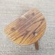 Tabouret tripode en bois