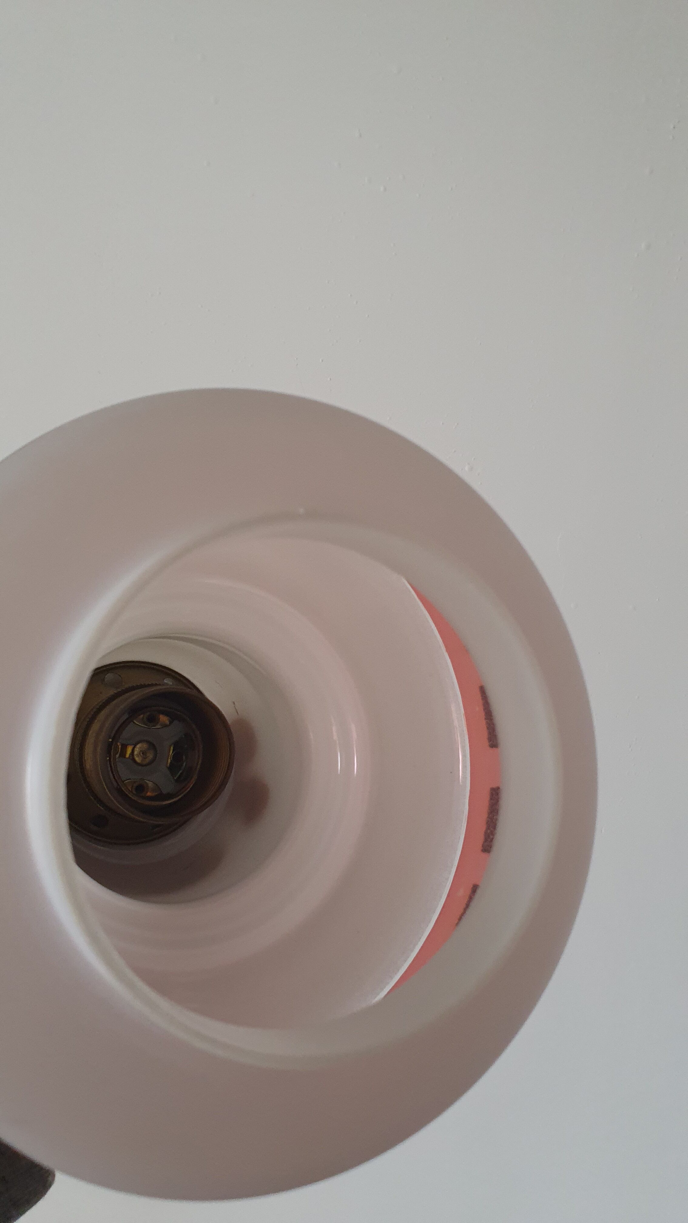 Ceiling lamp in opaline 60s