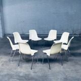Orly Stacking Chairs by Bruno Pollak for Solo, Germany, 1979, Set of 8