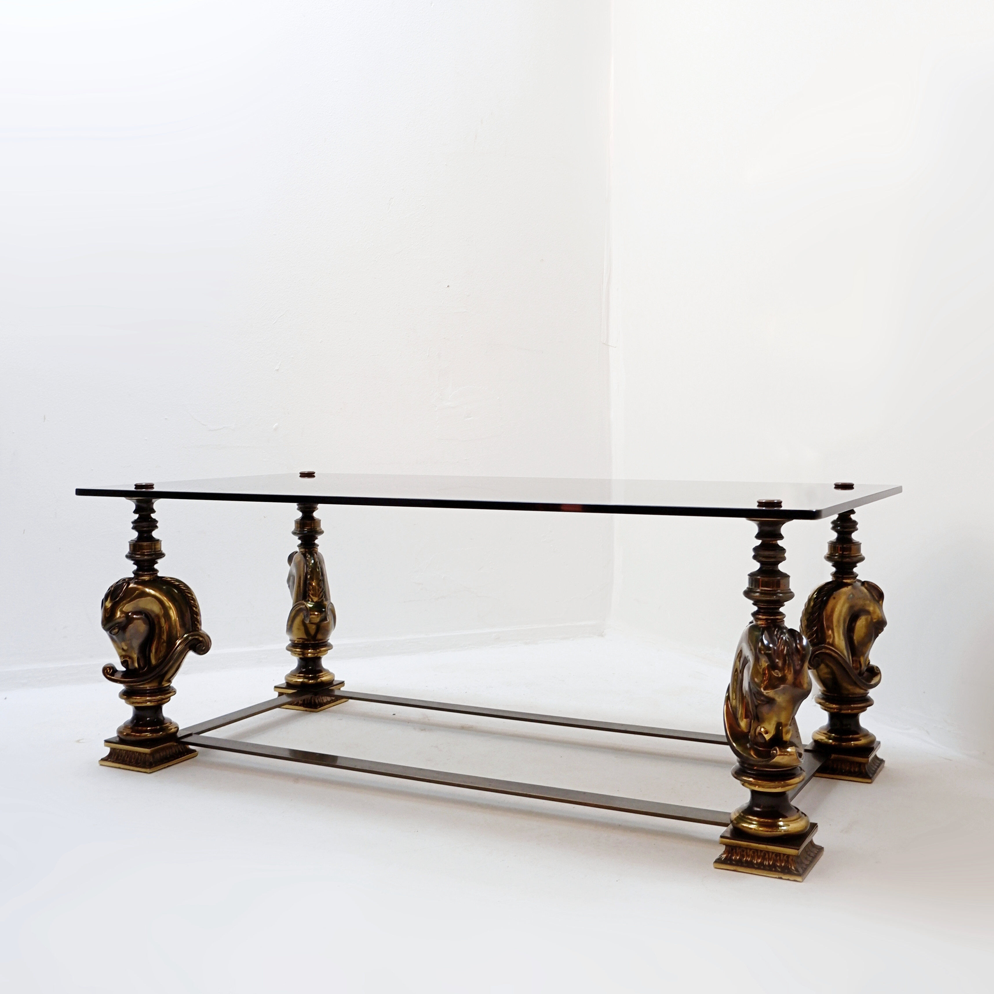 Table basse cheval dans le style de Maison Charles - 1970s