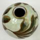 Camille Tharaud, Limoges, round porcelain vase, hand-decorated.