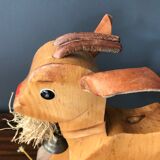 Franz Carl Weber's wooden goat 1960 handmade