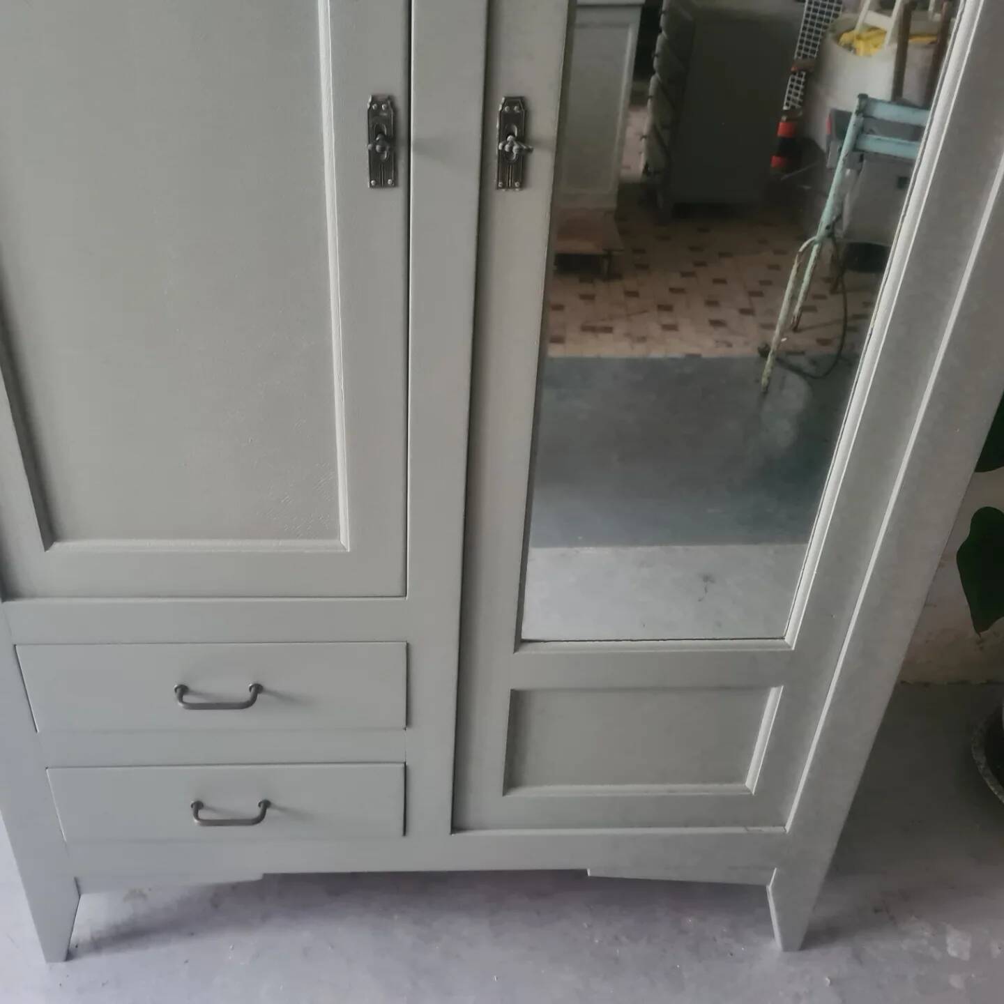 Vintage English wardrobe