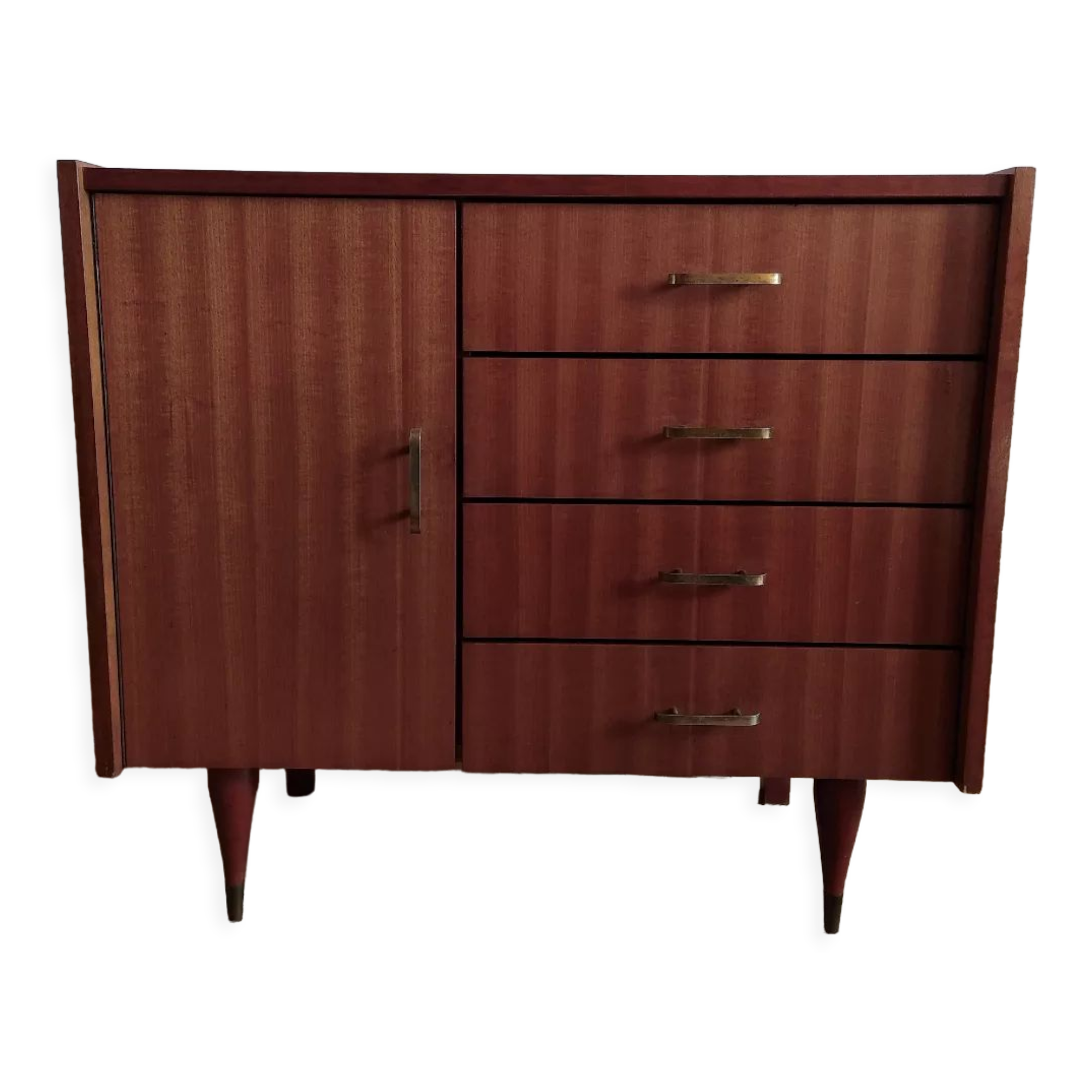 Scandinavian chest of drawers foot compass