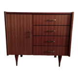Commode scandinave pied compas