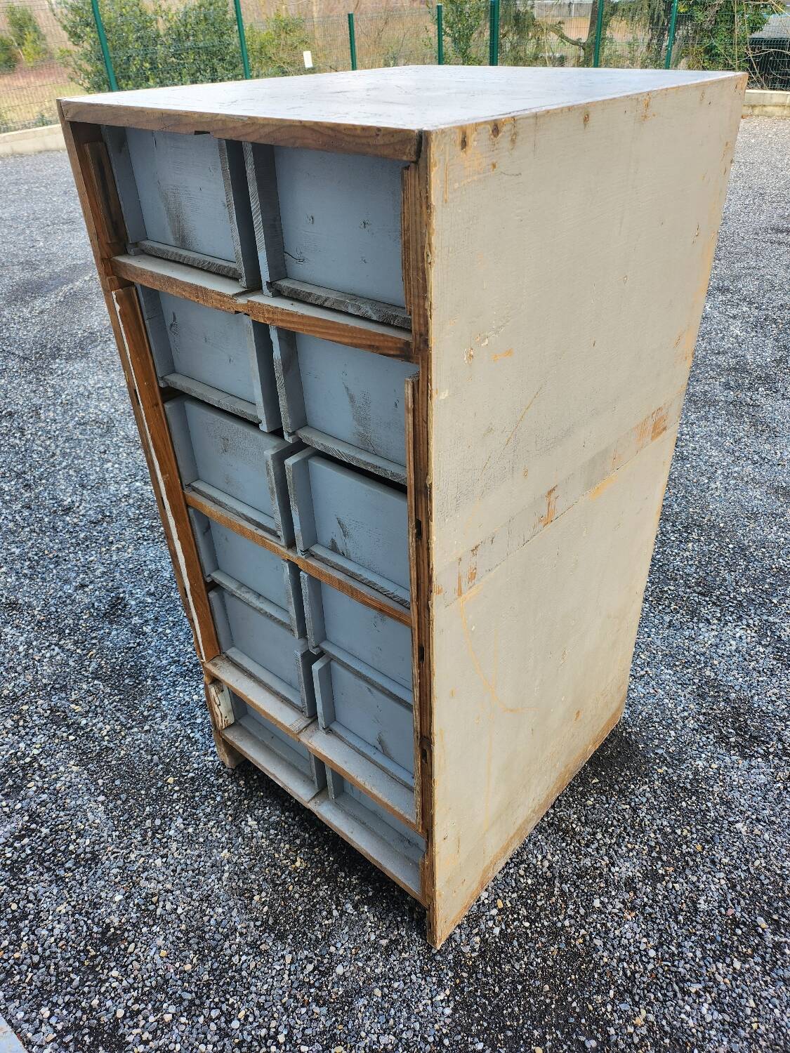 Antique craft furniture with drawers