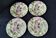 4 dessert plates in fine English earthenware Royal Stafford