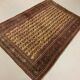Distressed Turkish Rug 176x124 cm wool Vintage shabby Chic Tribal Red, Beige