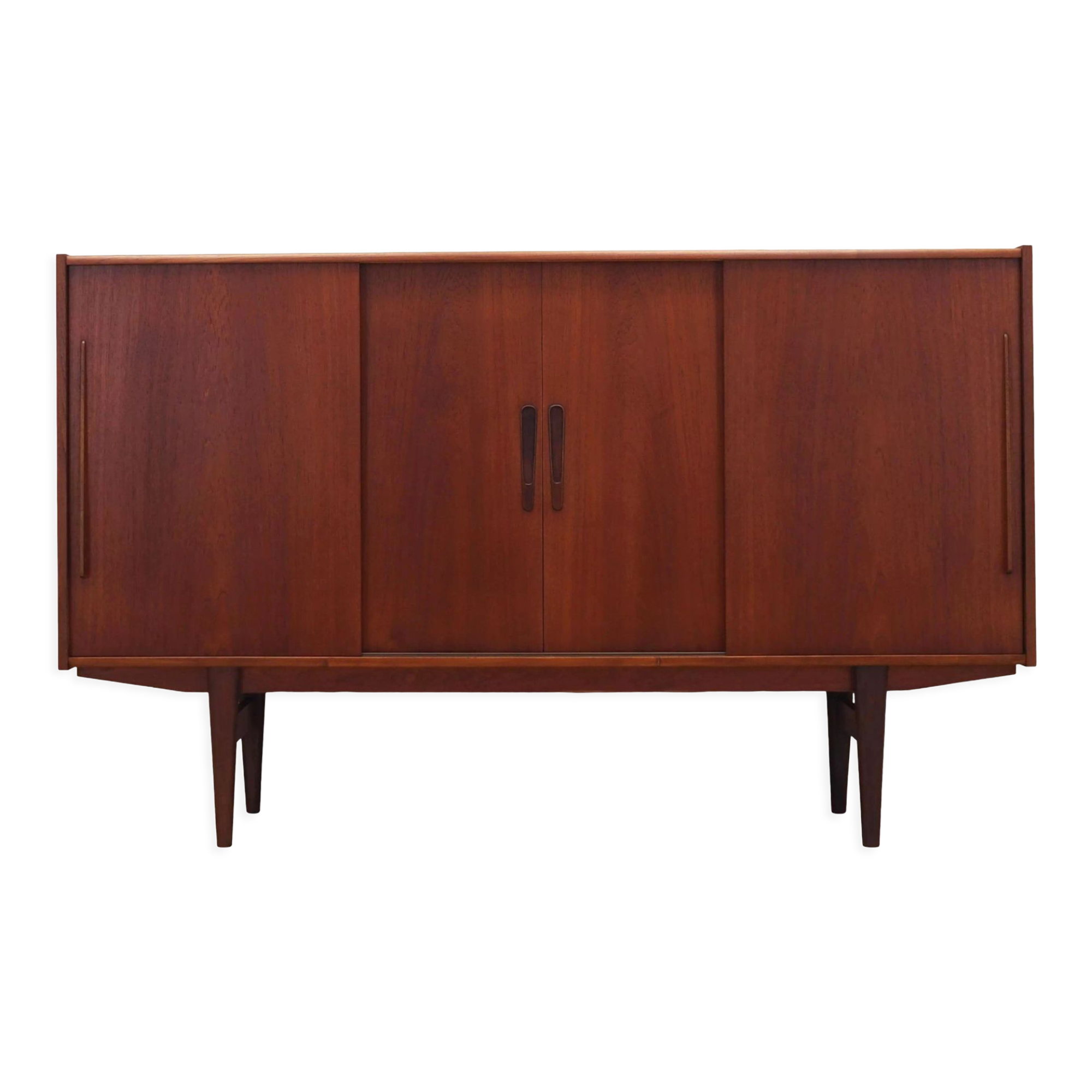 Enfilade en teck, design danois, années 1960, production: Danemark