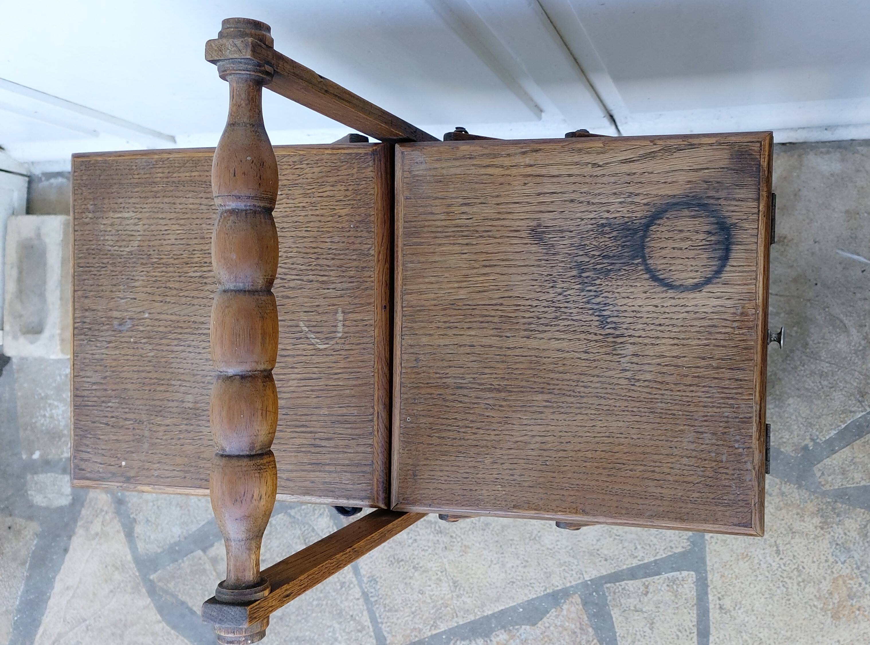 Vintage sewing worker