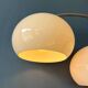 Space Age Dijkstra double arc white mushroom floor lamp