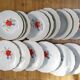 Lot of 15 Old Plates L'Amandinoise 1950s