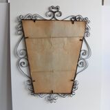 Mid-century 1970s wall mirror
