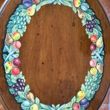 Console en noyer peinte à la main par Vittorio Grifoni, Florence, années 19