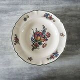 Grande Ancienne Assiette Creuse en Faïence Villeroy & Boch - 1562 - Tulipe