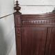 Antique solid oak headboard