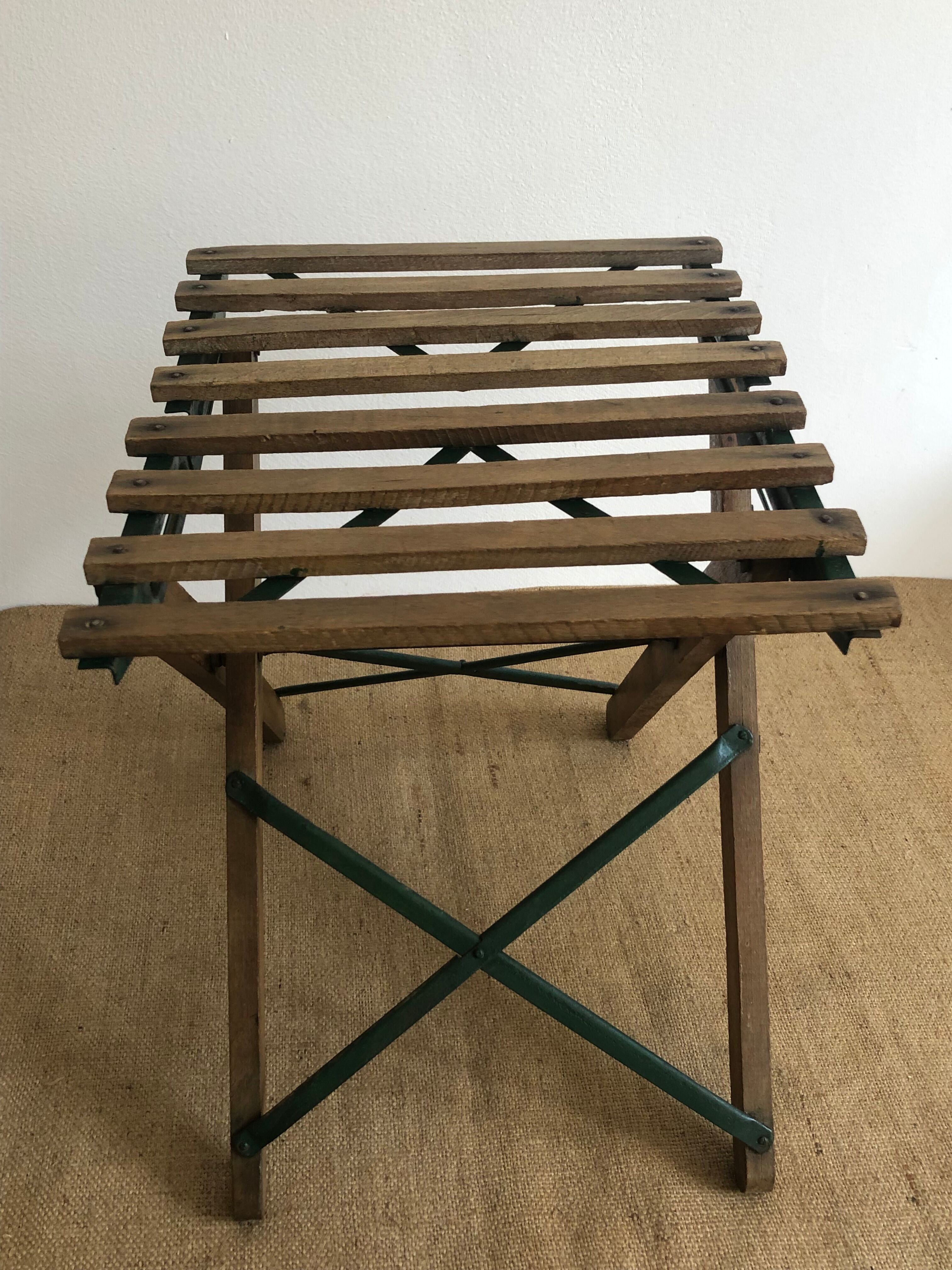 Folding stool of fisherman or painter