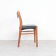 Teak and leather chairs by Arne Wahl Iversen for Glyngøre Stolefabrik, 1960