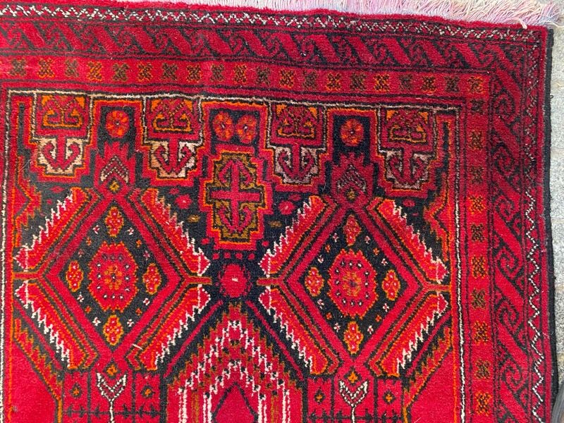 Belutch persian carpet 100x216 cm