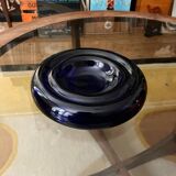 Cobalt blue glass ashtray by Enzo Mari, Circa. 1980