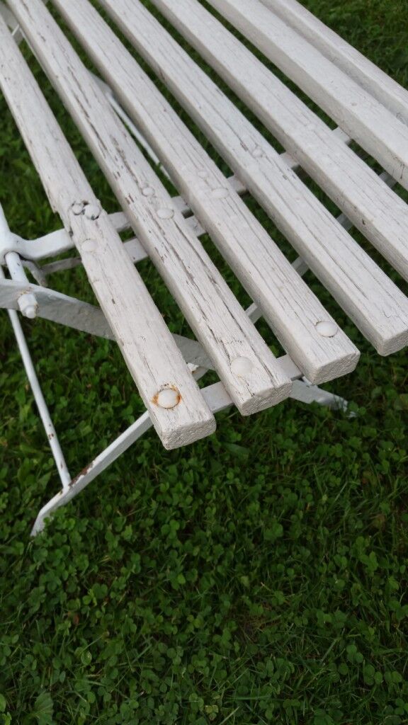 Banc de jardin pliant
