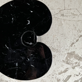 Side table series "Eros" in Marble by Angelo Mangiarotti for Skipper, contemporary edition