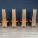 20thc american dining table & four chairs by mcguire