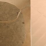 Sculptural coffee table in wood and steel by Heinz Lilienthal 60s