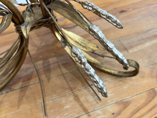 Table basse gerbes de blé Coco Chanel années 60