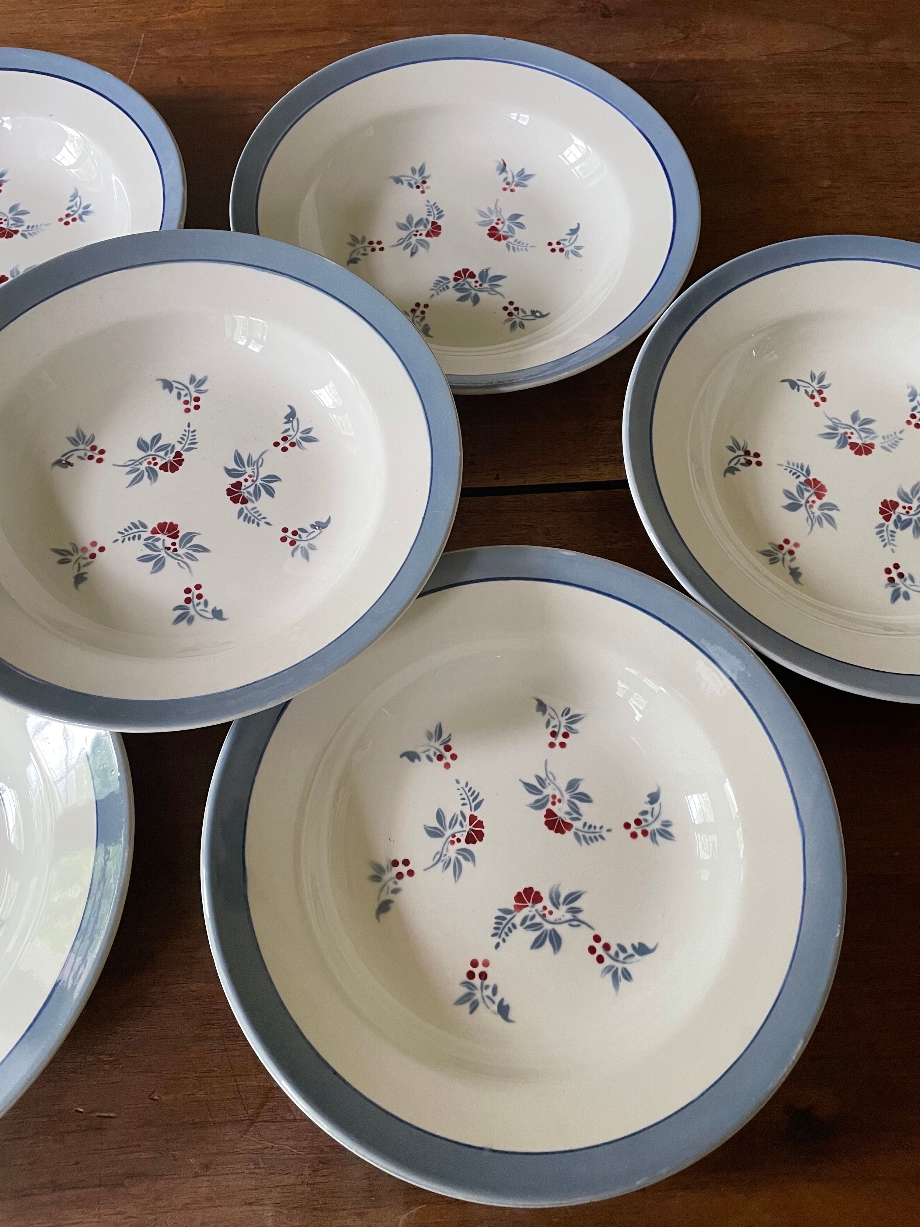 Hollow plates Fenal Frères model Marly