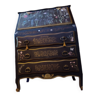 Vintage baroque desk secretary Orthense