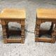 Solid oak stools