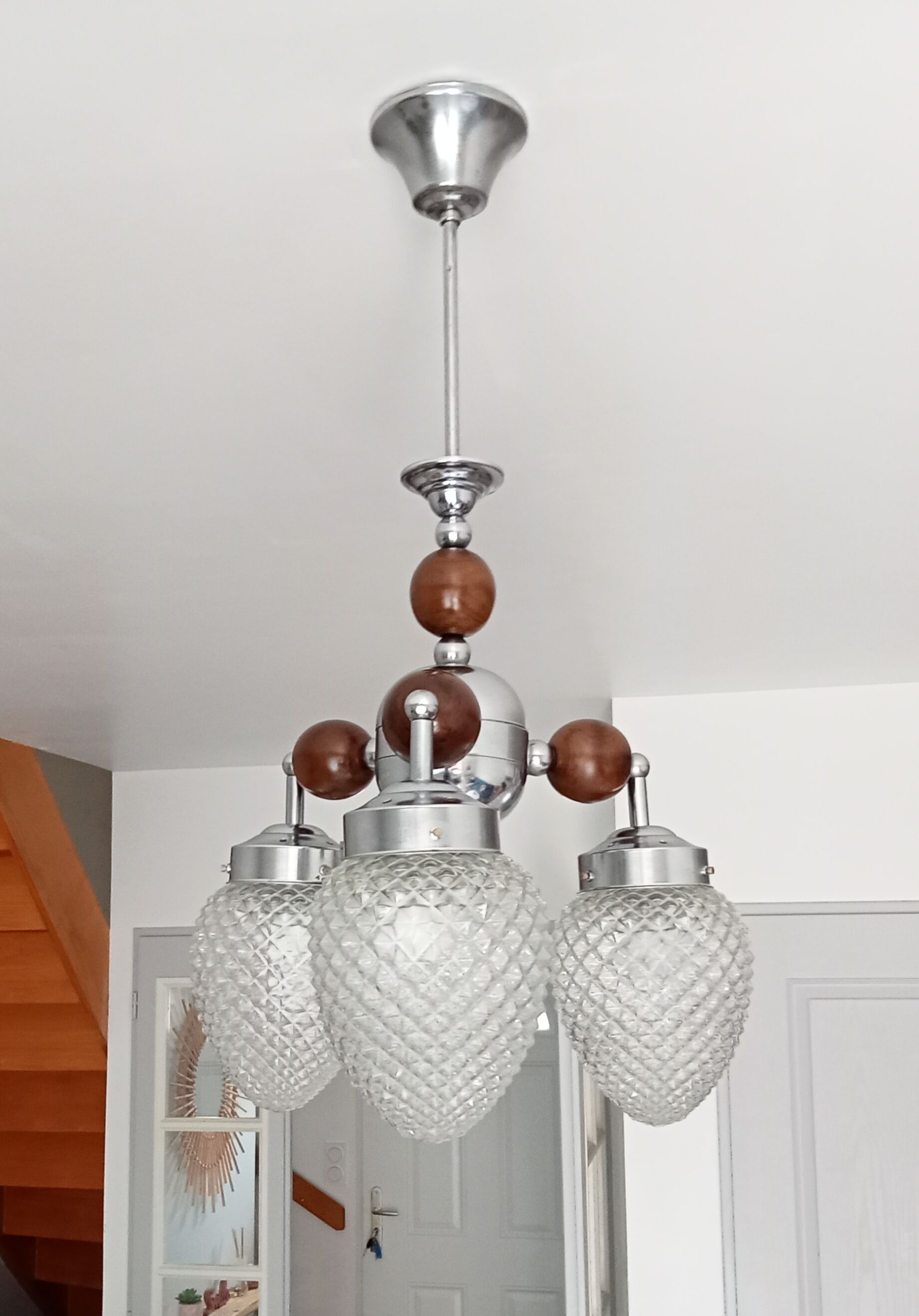 Lustre vintage art déco années 50/60