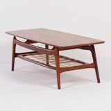 Teak coffee table by Louis Van Teeffelen for Wébé in 1960