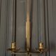 Modernist bronze wall lamp 1960 two lights
