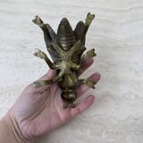 Brass ash tray fly shaped vintage , 1970s