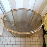 Vintage brass dessert