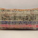Turkish kilim pillow,30x60 cm
