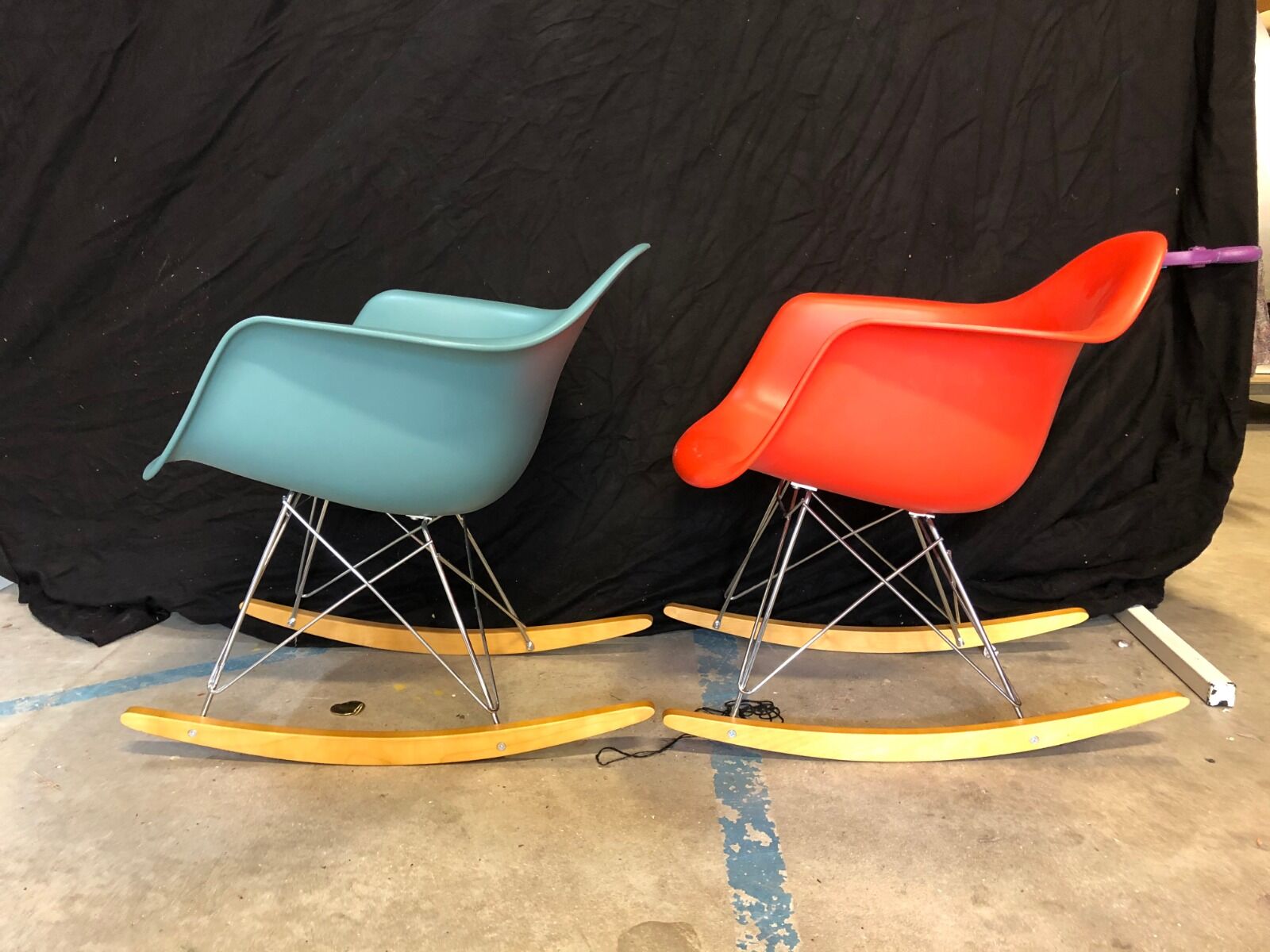 Rocking chair by Charles & Ray Eames by Vitra