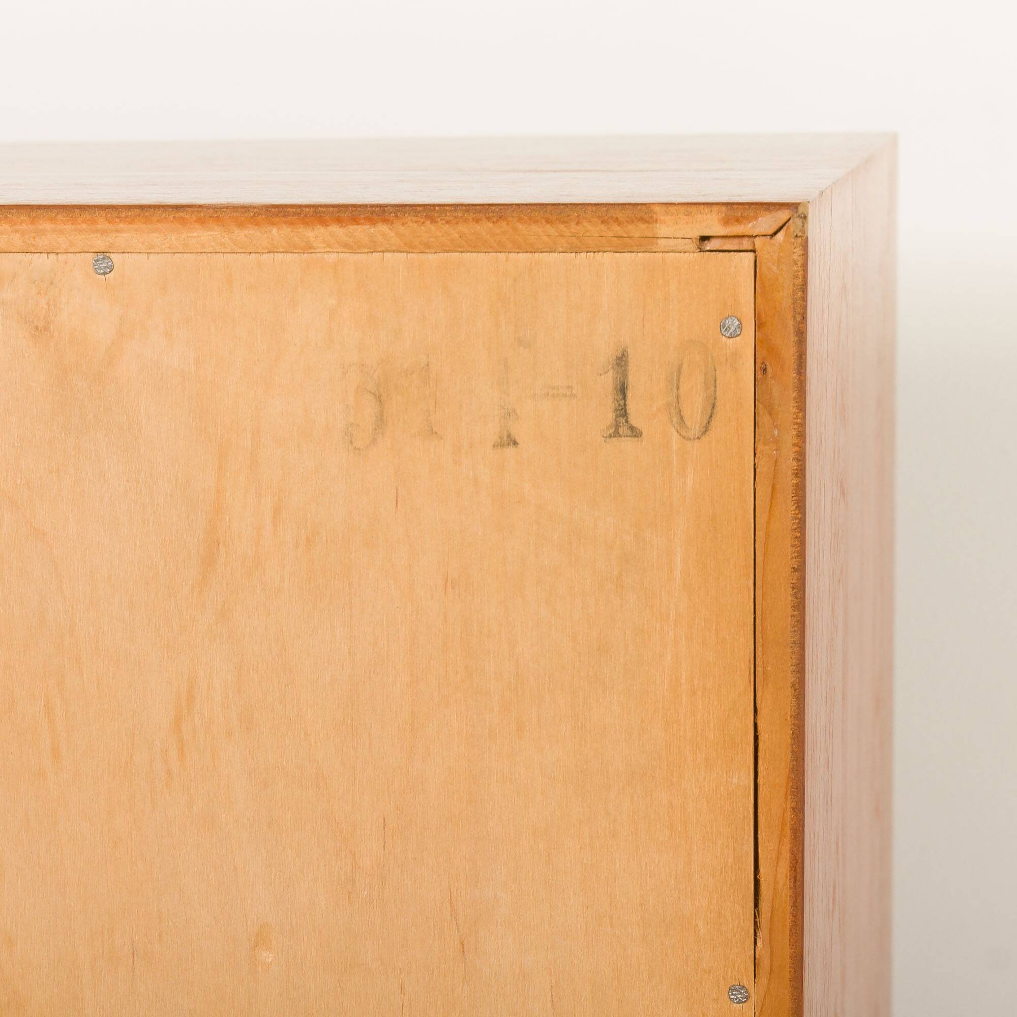 Scandinavian teak chest of drawers by Johannes Sorth for Nexo Mobelfabrik.