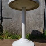 Set of 4 Tolix T2 chairs & vintage white table