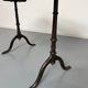 Ancienne table bistrot  Horgen Glarus en bois et fonte début XX eme