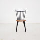 Vintage spindle back chair with round seating