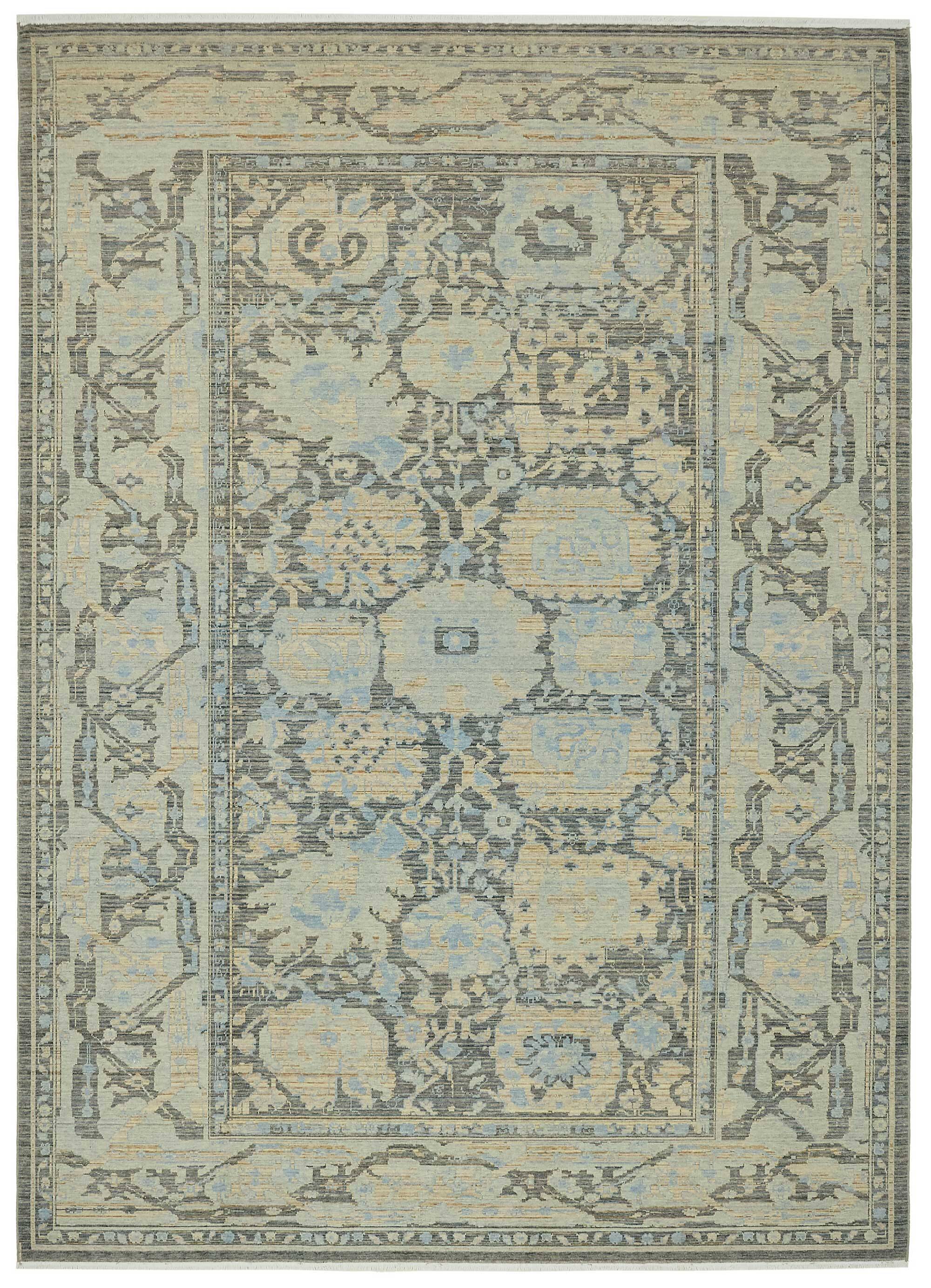 Tapis Oushak turc fait main 245 cm x 340 cm