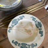 6 flat plates old iron earth Lutetia Longchamp