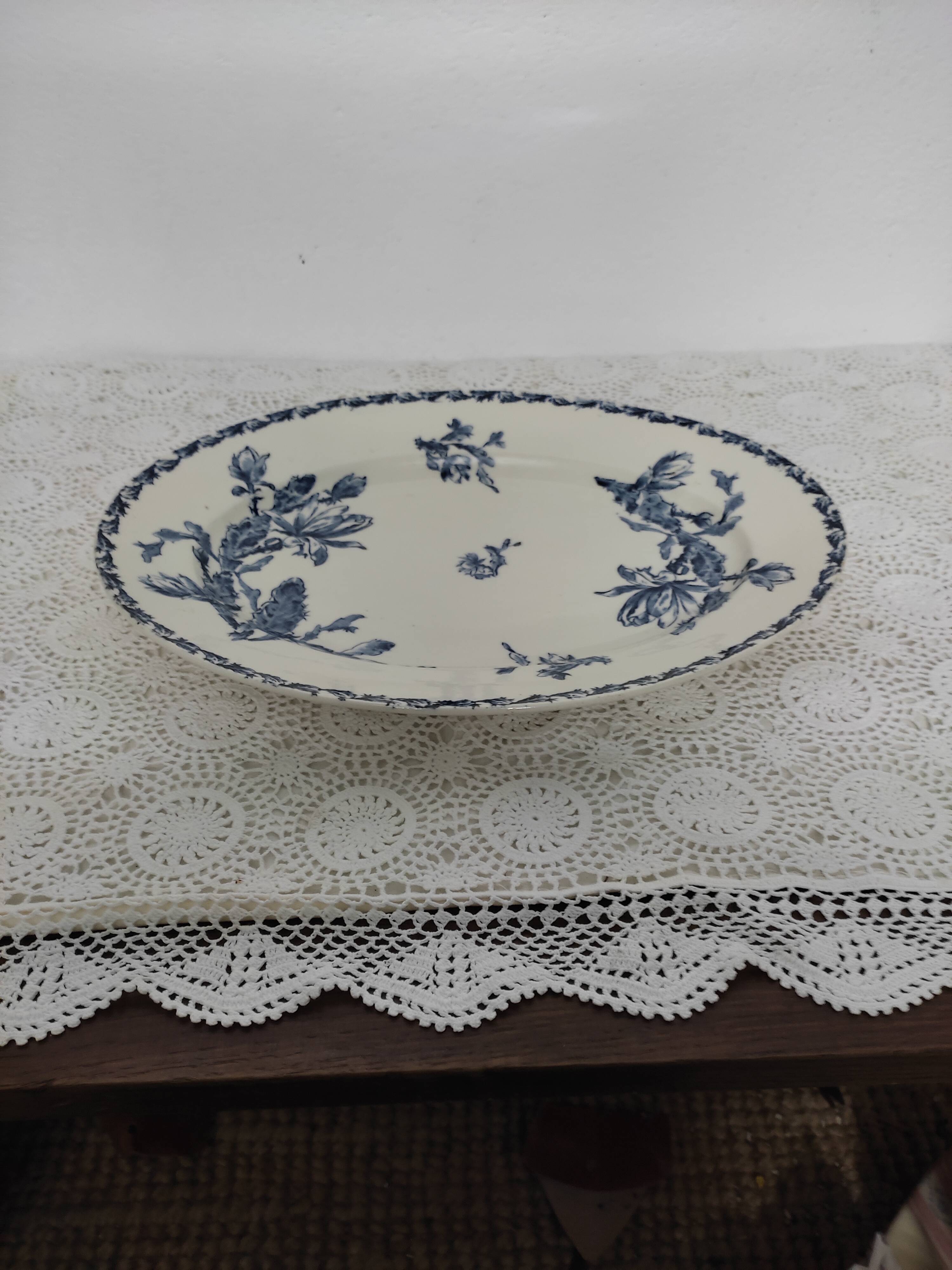 Dish and raviers Gien cactus