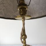 Lampe à poser pied laiton