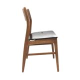 Scandinavian teak chair with skai, Denmark, 1960