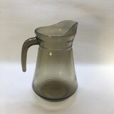 Carafe de cantine en verre ambré