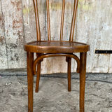 Bistro Chair Style THONET Curved Wood 1930 Made In France Vintage#D6